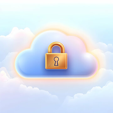 3D Illustration of Cloud Infrastructure Entitlement Management (CIEM) &ndash; Managing Cloud Access and Permissions Securely