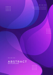 Elegant Abstract Poster With Vibrant Gradient Color Background. Perfect for modern decor, digital art projects, and creative backgrounds. Adds elegance and style to any visual presentation