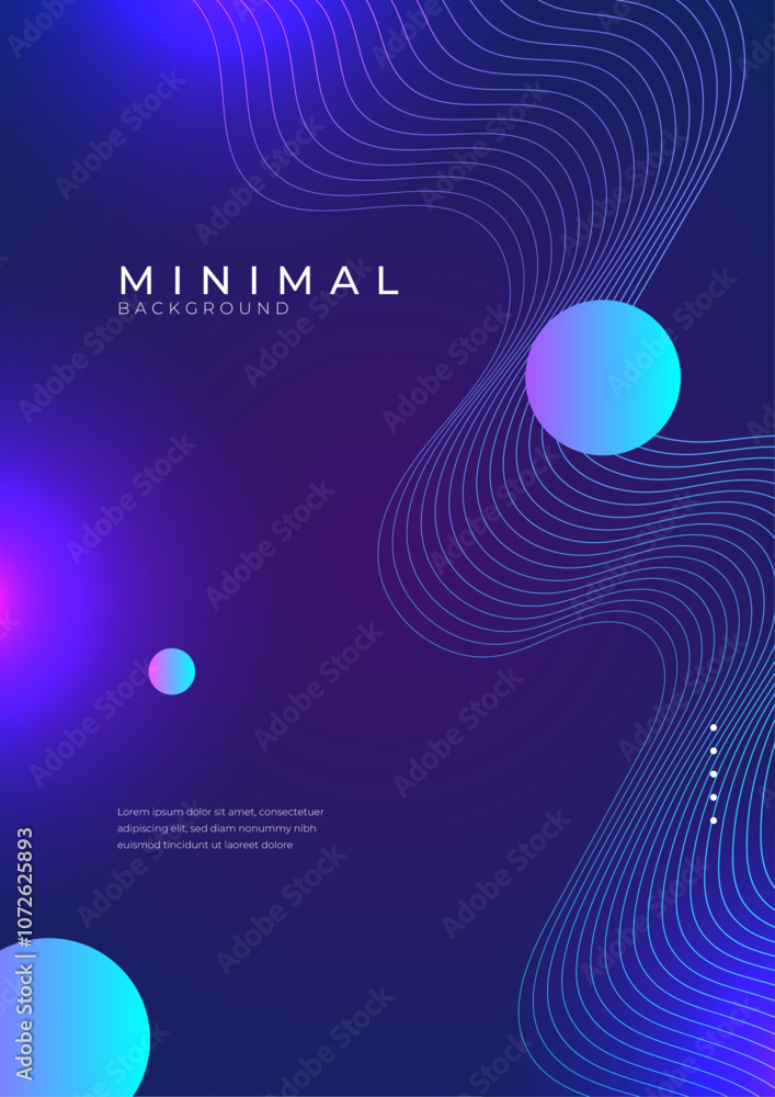 Poster abstract poster design with vibrant geometric patterns. ideal for creative projects, graphic design,