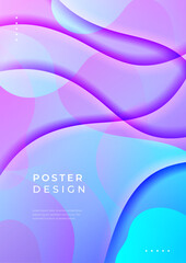 Abstract Minimal Background with Vibrant Color Gradient