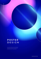 Abstract Minimal Background with Vibrant Color Gradient