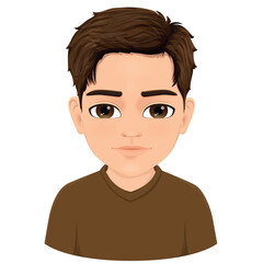 well drawn portrait of young boy