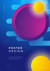 Vibrant Abstract Background With Geometric Shapes and Gradients. Ideal for modern presentations, digital art, and creative projects, evoking a sense of movement and innovation