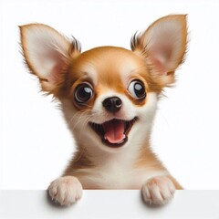 Obraz premium Erschrockener Chihuahua