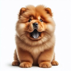Erschrockener Chow Chow