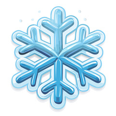 Symmetrical Ice Crystal