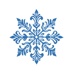 Unique Winter Snowflake