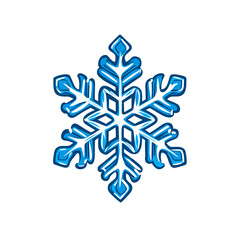 Minimalistic Snowflake Icon