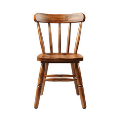 Wooden Chair Isolated On White Background