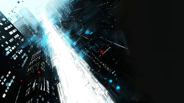 technology inspired background banner graphic