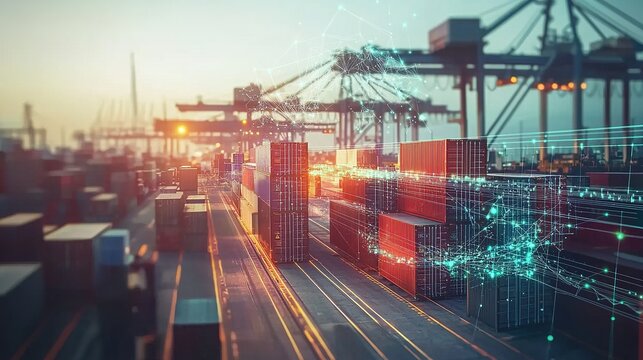 Enhancing global trade efficiency through blockchain technology in cross-border logistics
