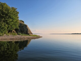 Obraz premium Lake Champlain New York Landscape Water Reflection