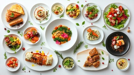 A Feast of Delights: Food Photography on a White Background