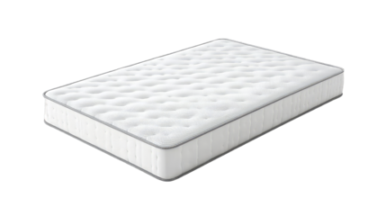 Mattress isolated on transparent background