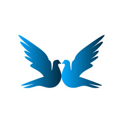 Dove icon template