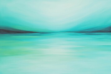 Fototapeta premium Gradient teal, green, blue background with rough grainy texture, empty space, template, wallpaper, grunge 