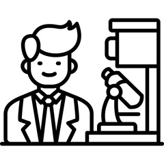 Laboratory Scientist Icon