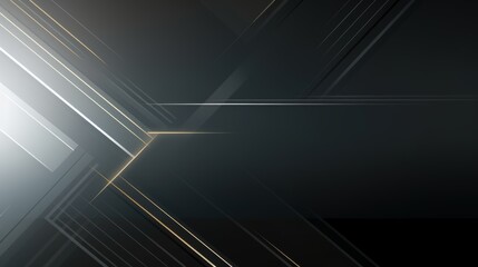 Obraz premium Abstract Geometric Design with Dynamic Lines and Gradient Background, Modern Tech Aesthetic