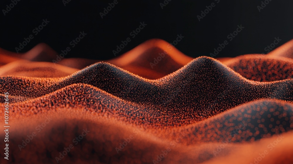 Poster abstract patterns of sand with warm tones and texture