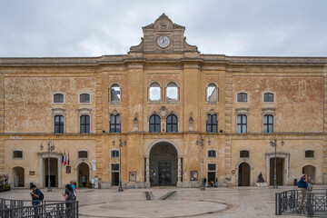 Obraz premium Palazzo dell'Annunziata, Piazza Vittorio Veneto, Matera, Basalikata, Italien