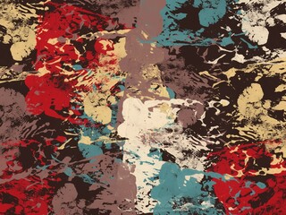 Naklejka premium Abstract artistic background print decorative art design wallpaper painting 