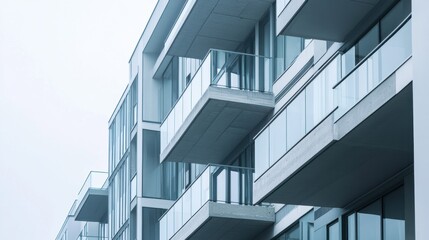 Obraz premium Modern Architecture with Minimalist Design Elements