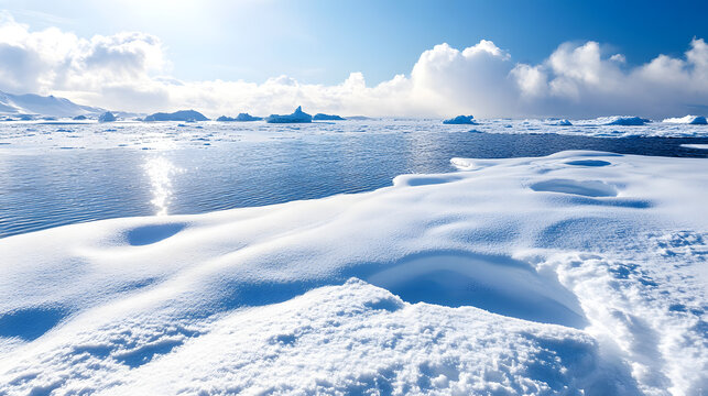 A research paper on the implications of snow cover on global climate patterns.