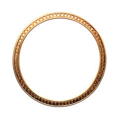 Luxury circle border PNG transparent background