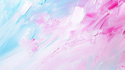 An Expressive Blend of Aquamarine and Cherry Blossom Pink Creates a Dreamy Abstract Background