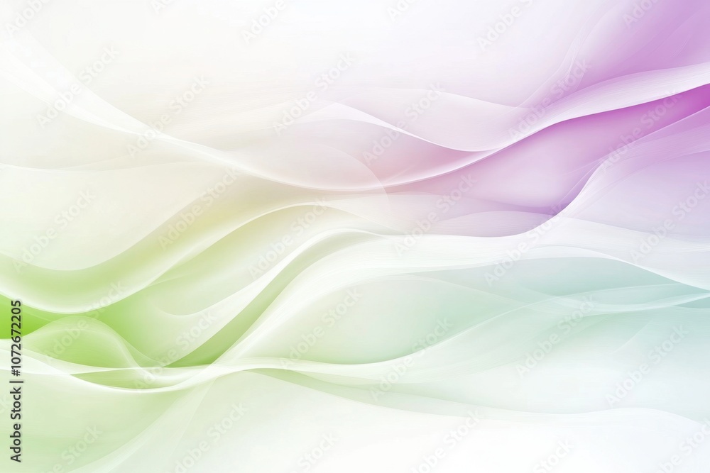 Poster serene lavender and sage green blend for a calming, ethereal abstract texture