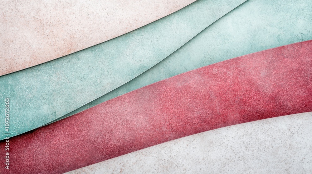 Poster a harmonious blend of pistachio and burgundy textures creating a vibrant abstract background
