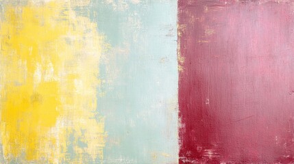 An Abstract Composition Blending Pistachio and Burgundy Textures in a Creative Exploration of Color