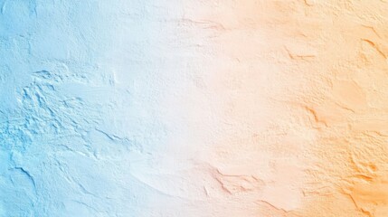 Obraz premium Enchanting Abstract Texture Blending Powder Blue and Peach Orange Hues for a Calming Backdrop