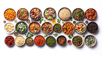 Assortment of Delicious Dishes