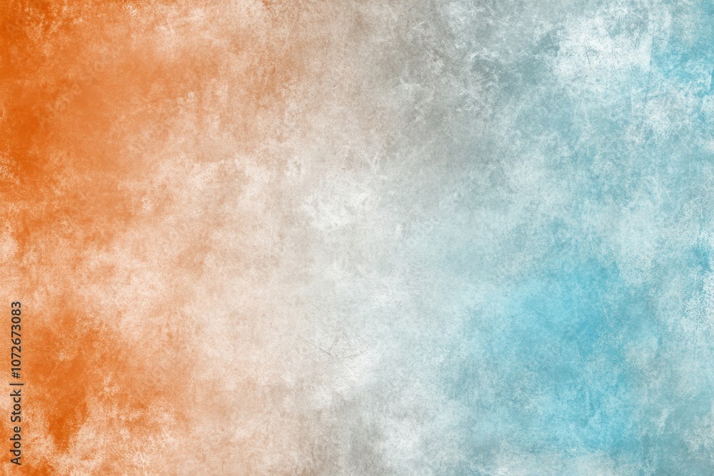 Poster a vibrant blend of tangerine and aqua creating a stunning abstract texture for artistic inspiration