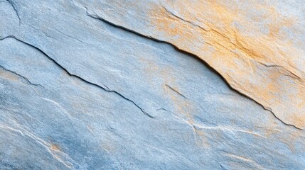 Exploring the Depths of Ultramarine and Gold Ochre Textures in a Captivating Abstract Landscape