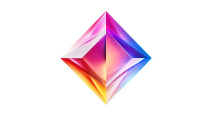 triangular prisms on a transparent background