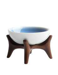 modern bowl-shaped tea cup stand in the style of Chinese design