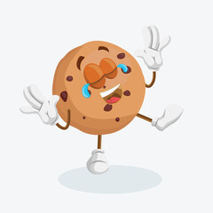 Cookies Logo mascot happy pose