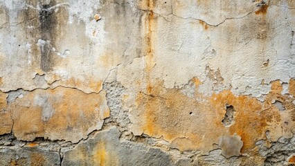 Obraz premium Close up shot of weathered old concrete wall , texture, background, rough, aged, worn, surface, structure, urban, decay