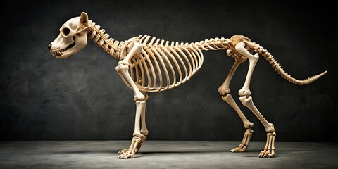 Halloween skeleton of a dog for spooky decorations , Halloween, skeleton, dog, trick or treat, decorations, spooky, holiday