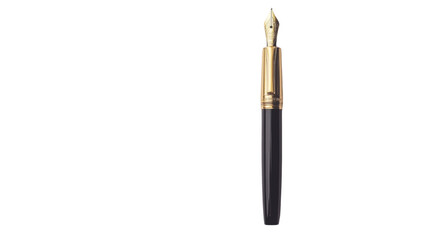 fountain pen on a transparent background