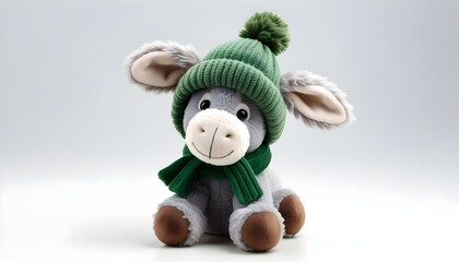 soft donkey toy plush for creative graphic design and project ideas