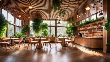 Fototapeta premium The cafe offers a sense of belonging and warmth. 
