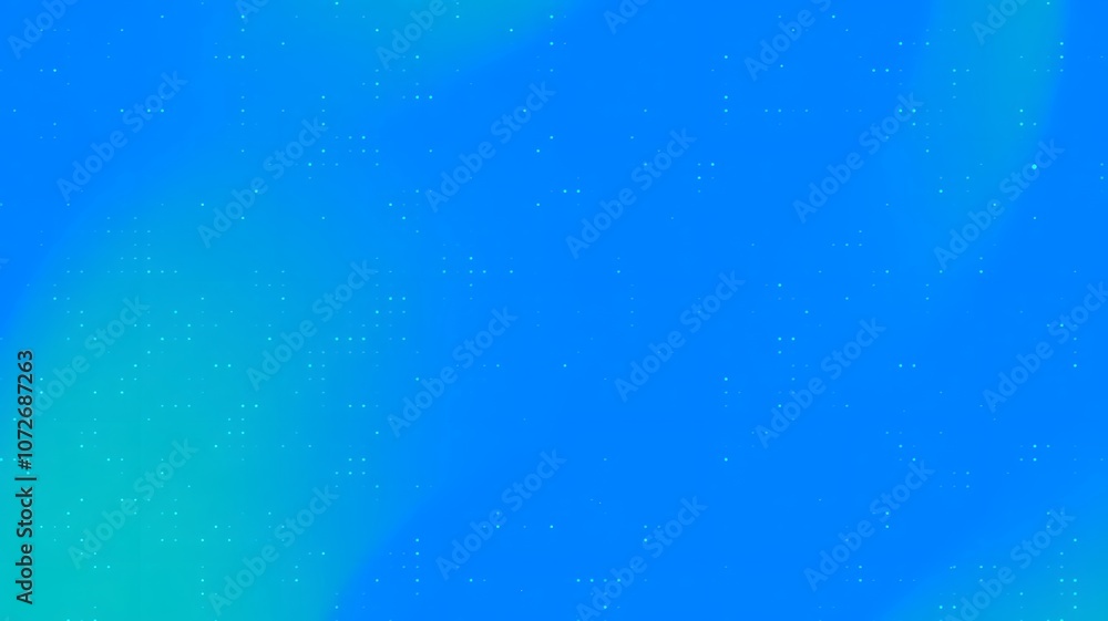 Poster gradient background with white dots on blue and turquoise.