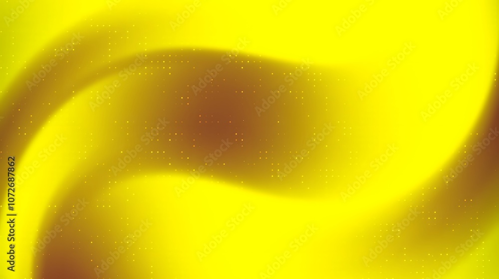 Poster yellow gradient background with faint brown dots and gradient.