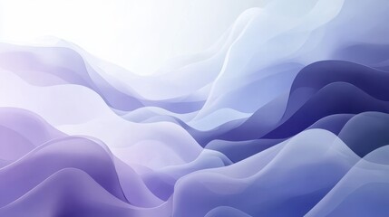Fototapeta premium Abstract Purple and Blue Gradient Wave Background - Modern Design, Minimalist Digital Art.