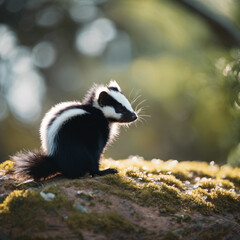 Skunk Closeup