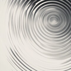 Obraz premium Abstract Circular Pattern, White and Gray Concentric Circles, Graphic Design Background
