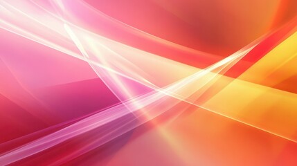 Obraz premium Abstract Background with Intersecting Lines of Pink, Orange and Yellow Colors.